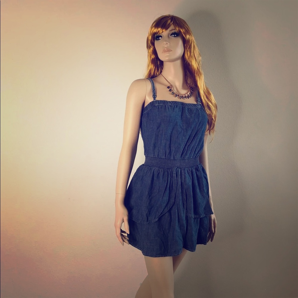 7 For All Mankind Denim Cotton Dress S